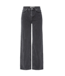YASROSIE HW STRAIGHT JEANS - DARK GREY DENIM