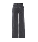 YASROSIE HW STRAIGHT JEANS - DARK GREY DENIM