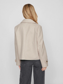 VISOLO L/S SHORT JACKET/TES/2 - NATURAL MELANGE