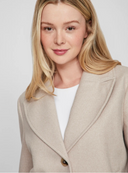 VISOLO L/S SHORT JACKET/TES/2 - NATURAL MELANGE