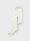 NMFWAKMA WOOL STRUCTURE PANTYHOSE - SNOW WHITE