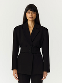 YASTRAVY LS BLAZER - BLACK