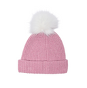 KMGSUSSI LUREX BEANIE ACC FOXGLOVE  DETAIL SILVER LUREX