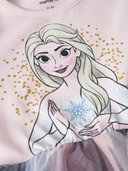 NMFSORI FROZEN LS TULLE DRESS - CRADLE PINK
