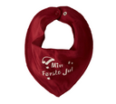 NBNRAJULENOK SCARF BIB - RED DAHLIA