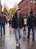 JORNORREBRO PUFFER JACKET JNR - BLACK