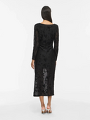 VIMIRANDA L/S MIDI DRESS - BLACK BEAUTY