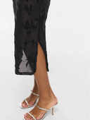 VIMIRANDA L/S MIDI DRESS - BLACK BEAUTY