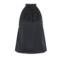VIENID HALTERNECK TOP - BLACK BEAUTY