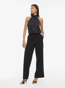 VIENID HALTERNECK TOP - BLACK BEAUTY