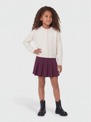 KOGLUMI LIFE L/S BUTTON CARDIGAN KNT GRL - BIRCH