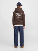 JORFREDERIKSBERG BACK SWEAT HOOD - JAVA
