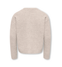 KOGOLIVIA LS O-NECK BF KNT - HUMUS/MELANGE