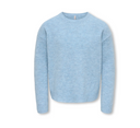 KOGOLIVIA LS O-NECK BF KNT CASHMERE BLUE/MELANGE