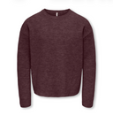 KOGOLIVIA LS O-NECK BF KNT FUDGE/MELANGE