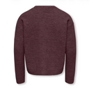 KOGOLIVIA LS O-NECK BF KNT FUDGE/MELANGE
