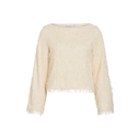 VITOI L/S BOATNECK TOP - BIRCH