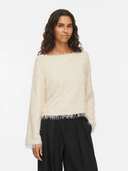 VITOI L/S BOATNECK TOP - BIRCH