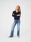 KOGJUICY RHS WIDE LEG DNM - MEDIUM BLUE DENIM