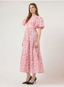 YASCOLEA SS ANKLE DRESS PRISTINE DONNA