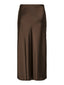 YASPELLA HW MIDI SKIRT - CHOCOLATE BROWN