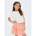 KOGTHYRA LIFE LAYERED SKIRT SALMON